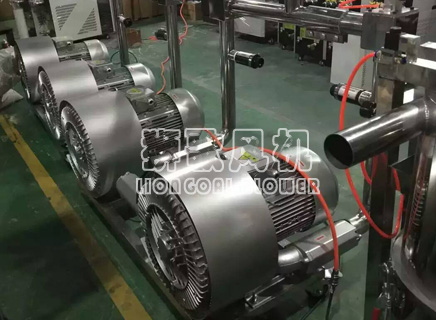 中央供料高壓風(fēng)機安裝現(xiàn)場